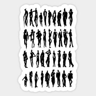 Silhouettes Sticker